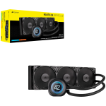 Охладител CORSAIR NAUTILUS 360 LCD, 360mm Radiator, Liquid CPU Cooler