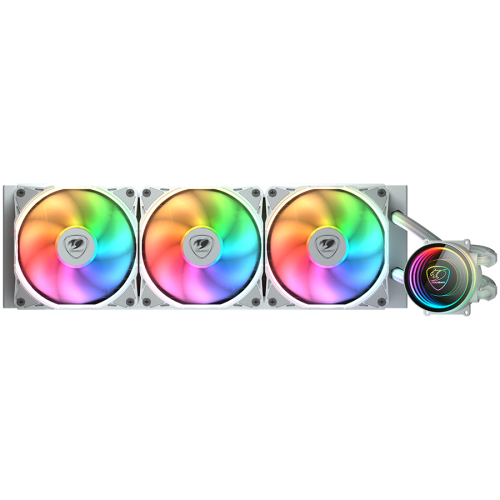 Охладител COUGAR POSEIDON ELITE ARGB 360 White AiO Liquid Watercooling, CGR-PSDELRGB-W-360 Охладител COUGAR POSEIDON ELITE ARGB 360 White AiO Liquid Watercooling, CGR-PSDELRGB-W-360