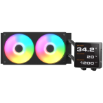 Охладител COUGAR Poseidon Vistek Pro ARGB 240 AiO Liquid Watercooling - Black CGR-PSDVPRGB-B-240