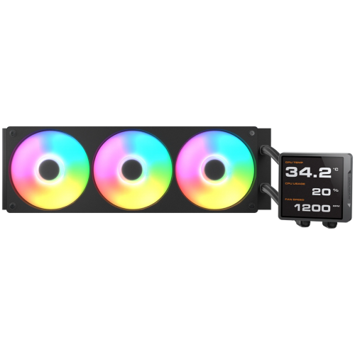Охладител COUGAR Poseidon Vistek Pro ARGB 360 AiO Liquid Watercooling - Black CGR-PSDVPRGB-B-360