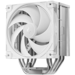 DeepCool AG400 G2 WH, CPU Air Cooler, 1x120mm PWM Fan, TDP 230W, 4 Heatpipes, White, LGA1851/1700, AMD AM5/AM4, 125x92x152 mm(LxWxH), 2Y, R-AG400-WHNPMG2-G