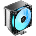 DeepCool AG600 ARGB, CPU Air Cooler, 1x120mm PWM ARGB Fan, TDP 260W, 6 Heatpipes, Black, LGA1851/1700, AMD AM5/AM4, 125x92x150 mm(LxWxH), 2Y, R-AG600-BKAMMG2-G