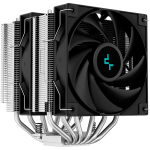 Охладител DeepCool AG620, CPU Air Cooler, 2x120mm PWM Fan, TDP 260W, 6 Heatpipes, LGA2066/2011-v3/2011/1700/1200/115x, AMD AM5/AM4, 129x136x157 mm(LxWxH), 2Y, R-AG620-BKNNMN-G-1 Охладител DeepCool AG620, CPU Air Cooler, 2x120mm PWM Fan, TDP 260W, 6 Heatpipes, LGA2066/2011-v3/2011/1700/1200/115x, AMD AM5/AM4, 129x136x157 mm(LxWxH), 2Y, R-AG620-BKNNMN-G-1