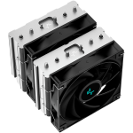 Охладител DeepCool AG620, CPU Air Cooler, 2x120mm PWM Fan, TDP 260W, 6 Heatpipes, LGA2066/2011-v3/2011/1700/1200/115x, AMD AM5/AM4, 129x136x157 mm(LxWxH), 2Y, R-AG620-BKNNMN-G-1 Охладител DeepCool AG620, CPU Air Cooler, 2x120mm PWM Fan, TDP 260W, 6 Heatpipes, LGA2066/2011-v3/2011/1700/1200/115x, AMD AM5/AM4, 129x136x157 mm(LxWxH), 2Y, R-AG620-BKNNMN-G-1