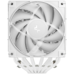 Охладител DeepCool AG620 WH ARGB V2, CPU Air Cooler, 2x120mm ARGB PWM Fan, Core Touch Technology 2.0, 6 Heatpipes, White