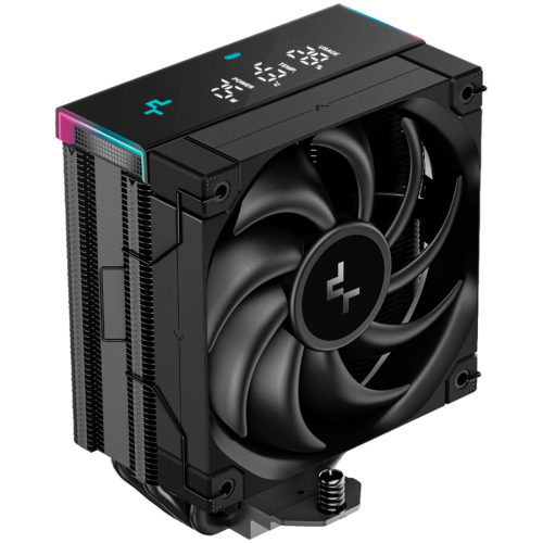 Охладител DeepCool AK400 DIGITAL PRO, CPU Air Cooler, 1x120mm FT12 SE PWM Fan, Digital Display, ARGB, Core Touch Technology 2.0, 4 Heatpipes Охладител DeepCool AK400 DIGITAL PRO, CPU Air Cooler, 1x120mm FT12 SE PWM Fan, Digital Display, ARGB, Core Touch Technology 2.0, 4 Heatpipes