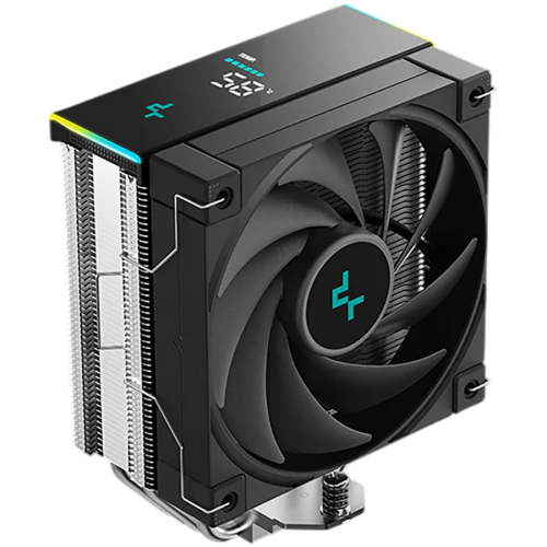 Охладител DeepCool AK400 DIGITAL SE, CPU Air Cooler, 1x120mm FK120 PWM Fan, Digital Display, ARGB, 4 Heatpipes, Black Охладител DeepCool AK400 DIGITAL SE, CPU Air Cooler, 1x120mm FK120 PWM Fan, Digital Display, ARGB, 4 Heatpipes, Black
