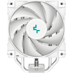 Охладител DeepCool AK400 WH, CPU Air Cooler, 1x120mm PWM Fan, TDP 220W, 4 Heatpipes, White Охладител DeepCool AK400 WH, CPU Air Cooler, 1x120mm PWM Fan, TDP 220W, 4 Heatpipes, White