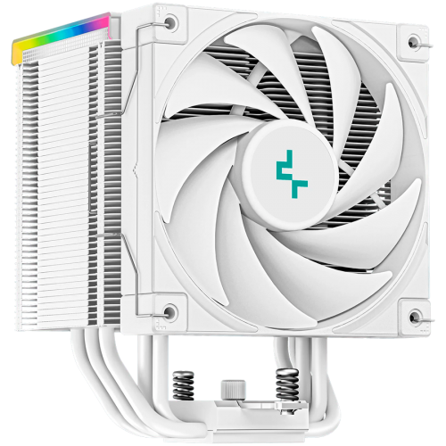 DeepCool AK500 Digital WH, CPU Air Cooler, 1x120mm FK120 PWM FDB Fan, ARGB, Digital Display, White, TDP 240W, 5 Heatpipes, Fluid Dynamic Bearing, LGA2066/2011-v3/2011/1700/1200/1151/1150/1155, AMD AM5/AM4, 127×117×160 mm(L×W×H), 3Y, R-AK500-WHADM DeepCool AK500 Digital WH, CPU Air Cooler, 1x120mm FK120 PWM FDB Fan, ARGB, Digital Display, White, TDP 240W, 5 Heatpipes, Fluid Dynamic Bearing, LGA2066/2011-v3/2011/1700/1200/1151/1150/1155, AMD AM5/AM4, 127×117×160 mm(L×W×H), 3Y, R-AK500-WHADM