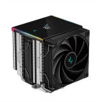 Охладител DeepCool AK620 DIGITAL SE, CPU Air Cooler, 2x120mm PWM Fans, 6 Heatpipes, Black, R-AK620-BKADMN-GJD