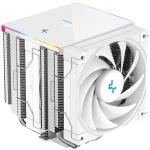 Охладител DeepCool AK620 DIGITAL SE WH, CPU Air Cooler, 2x120mm PWM Fans, 6 Heatpipes, White, R-AK620-WHADMN-GJD