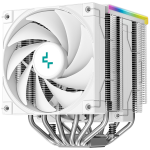 Охладител DeepCool AK620 DIGITAL SE WH, CPU Air Cooler, 2x120mm PWM Fans, 6 Heatpipes, White, R-AK620-WHADMN-GJD Охладител DeepCool AK620 DIGITAL SE WH, CPU Air Cooler, 2x120mm PWM Fans, 6 Heatpipes, White, R-AK620-WHADMN-GJD