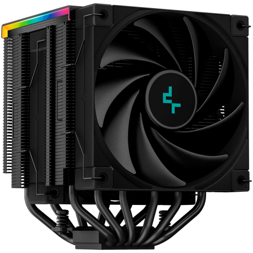 Охладител DeepCool AK620 Digital, CPU Air Cooler, 2x120mm FK120 PWM Fan, Digital Display, ARGB, R-AK620-BKADMN-G Охладител DeepCool AK620 Digital, CPU Air Cooler, 2x120mm FK120 PWM Fan, Digital Display, ARGB, R-AK620-BKADMN-G