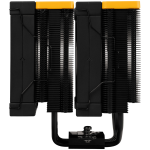 Охладител DeepCool AK620 ZERO DARK ZORIA, CPU Air Cooler, 2x120mm PWM Fan, 6 Heatpipes