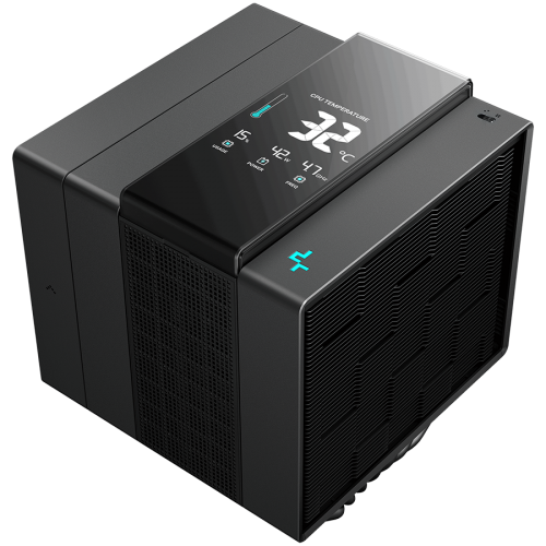 Охладител DeepCool ASSASSIN IV VC VISION, CPU Air Cooler, 1x120mm + 1x140mm FDB Fans, R-ASN4-BKNVMD-G Охладител DeepCool ASSASSIN IV VC VISION, CPU Air Cooler, 1x120mm + 1x140mm FDB Fans, R-ASN4-BKNVMD-G