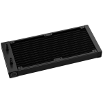 Охладител DeepCool LE240 V2, 240mm CPU Liquid Cooler, 2x120mm PWM ARGB Fans, ARGB block, Black