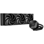 Охладител DeepCool LE360 V2 ZERO DARK, 360mm CPU Liquid Cooler, 3x120mm PWM Fans, Black, R-LE360ZERO-BKLNMD-G-1