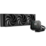 DeepCool SPARTACUS 360, 360mm CPU Liquid Cooler, 3x120mm PWM Fans, 3.4'' IPS LCD Screen, Black, LGA1851/1700, AMD AM5/AM4, 5Y, R-SPT360-BKDSMP-G-1