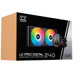 Охладител LK Pro 240 Digital EN47428 (BK AIO,Digital LCD Pump & 240mm PWM Fan,Mini ARGB Controller,Intel & AMD & 20xx)