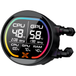 Охладител LK Pro 240 Digital EN47428 (BK AIO,Digital LCD Pump & 240mm PWM Fan,Mini ARGB Controller,Intel & AMD & 20xx) Охладител LK Pro 240 Digital EN47428 (BK AIO,Digital LCD Pump & 240mm PWM Fan,Mini ARGB Controller,Intel & AMD & 20xx)