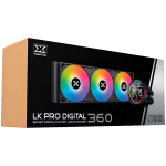 Охладител LK Pro 360 Digital EN47404 (BK AIO,Digital LCD Pump & 360mm PWM Fan,Mini ARGB Controller,Intel & AMD & 20xx)