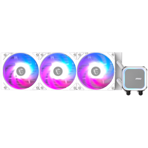 MSI MAG CORELIQUID A13 360 WHITE, 3x120mm Pre-installed ARGB Daisy Chain Fans, Replacable Top Cover, Copper Base Intel LGA 1700/1851, AMD AM5/AM4, 3Y Warranty MSI MAG CORELIQUID A13 360 WHITE, 3x120mm Pre-installed ARGB Daisy Chain Fans, Replacable Top Cover, Copper Base Intel LGA 1700/1851, AMD AM5/AM4, 3Y Warranty