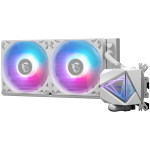 MSI MAG CORELIQUID I240 WHITE 2x 120mm ARGB Fans, Aluminium Radiator, Loop Dynamic Bearing, Intel LGA 1150/1151/1155/1156/1200/1700/1851, AMD AM5/AM4, 3Y Warranty MSI MAG CORELIQUID I240 WHITE 2x 120mm ARGB Fans, Aluminium Radiator, Loop Dynamic Bearing, Intel LGA 1150/1151/1155/1156/1200/1700/1851, AMD AM5/AM4, 3Y Warranty