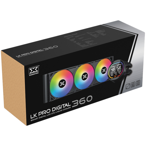 Xigmatek LK Pro 360 Digital (BK AIO,Digital LCD Pump & 360mm PWM Fan,Mini ARGB Controller,Intel & AMD & 20xx) Xigmatek LK Pro 360 Digital (BK AIO,Digital LCD Pump & 360mm PWM Fan,Mini ARGB Controller,Intel & AMD & 20xx)