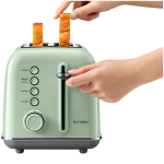 Тостер BUYDEEM 2 Slice Toaster, model DT620E, color Cozy Greenish, EU