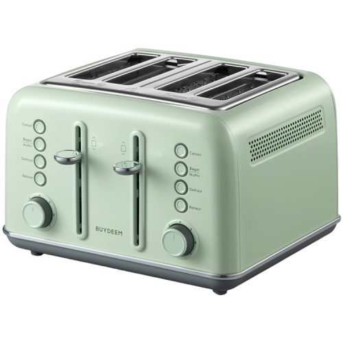 Тостер BUYDEEM 4 Slice Toaster, model DT640E, color Cozy Greenish, EU Тостер BUYDEEM 4 Slice Toaster, model DT640E, color Cozy Greenish, EU