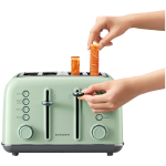 Тостер BUYDEEM 4 Slice Toaster, model DT640E, color Cozy Greenish, EU Тостер BUYDEEM 4 Slice Toaster, model DT640E, color Cozy Greenish, EU