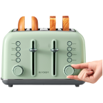 Тостер BUYDEEM 4 Slice Toaster, model DT640E, color Cozy Greenish, EU Тостер BUYDEEM 4 Slice Toaster, model DT640E, color Cozy Greenish, EU
