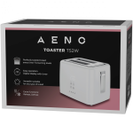 Electric Toaster, White, 220-240V, 50-60Hz, 780-930W, 2 slots, 3 modes, 7 browning levels Electric Toaster, White, 220-240V, 50-60Hz, 780-930W, 2 slots, 3 modes, 7 browning levels