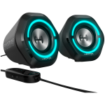 Колонки Edifier G1000 2.0 Audio System, BT V5.3, USB, AUX, 2.5-inch Drivers, RGB Lighting, 5W (RMS), Black Колонки Edifier G1000 2.0 Audio System, BT V5.3, USB, AUX, 2.5-inch Drivers, RGB Lighting, 5W (RMS), Black