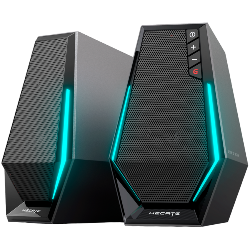 Колонки Edifier G1500 2.0 Audio System, BT V5.3, USB, AUX, 2.5-inch Drivers, RGB Lighting, 5W (RMS), Black Колонки Edifier G1500 2.0 Audio System, BT V5.3, USB, AUX, 2.5-inch Drivers, RGB Lighting, 5W (RMS), Black