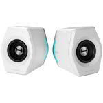 Колонки Edifier G2000 2.0 Audio System, BT V5.1, USB, AUX, 2.75-inch Drivers, RGB Lighting, 16W (RMS), White Колонки Edifier G2000 2.0 Audio System, BT V5.1, USB, AUX, 2.75-inch Drivers, RGB Lighting, 16W (RMS), White