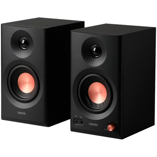 Тонколони Edifier MR3 Active Studio Monitors, BT V5.4, RCA, AUX, 1-inch Tweeters, 3.5-inch Drivers, 36W (RMS), Tone Control Dials, Black Тонколони Edifier MR3 Active Studio Monitors, BT V5.4, RCA, AUX, 1-inch Tweeters, 3.5-inch Drivers, 36W (RMS), Tone Control Dials, Black