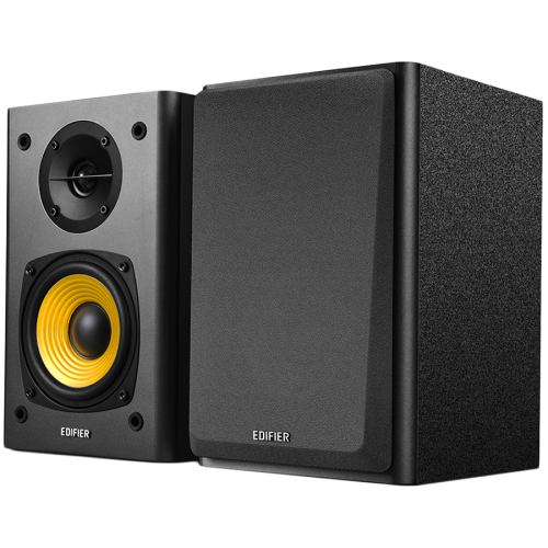 Колонки Edifier R1000T4 2.0 Bookshelf Speakers, BT V5.0, RCA, 0.5-inch Tweeters, 4-inch Drivers, 24W (RMS), Control Buttons, Black