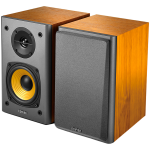 Колонки Edifier R1000T4 2.0 Bookshelf Speakers, BT V5.0, RCA, 0.5-inch Tweeters, 4-inch Drivers, 24W (RMS), Control Buttons, Brown
