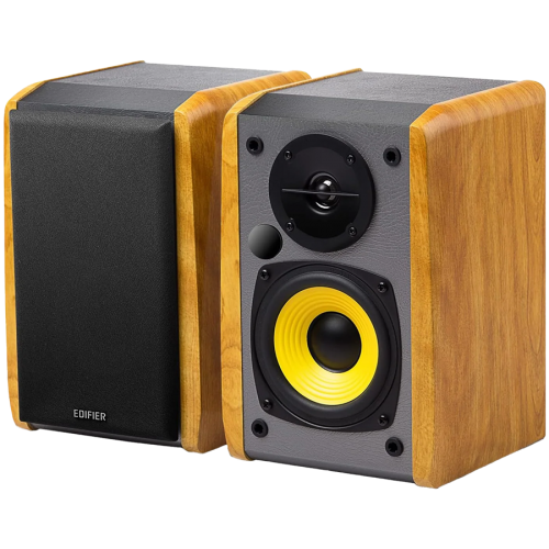 Колонки Edifier R1010BT Bookshelf Speakers, Bluetooth V5.1, Dual RCA Inputs, 4-inch Mid-Bass Drivers 0.5-inch Tweeters, 24 W RMS, R1010BT-BR Колонки Edifier R1010BT Bookshelf Speakers, Bluetooth V5.1, Dual RCA Inputs, 4-inch Mid-Bass Drivers 0.5-inch Tweeters, 24 W RMS, R1010BT-BR