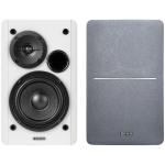 Тонколони Edifier R1280T 2.0 Bookshelf Speakers, RCA, 0.5-inch Tweeters, 4-inch Drivers, 42W (RMS), Control Knobs and Remote Control, White