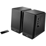 Колонки Edifier R1700BT 2.0 Bookshelf Speakers, BT V5.1, RCA, 0.75-inch Tweeters, 4-inch Drivers, 66W (RMS), Control Knobs and Remote Control, Black