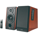 Тонколони Edifier R1700BTs .0 Bookshelf Speakers, BT V5.1, RCA, 0.75-inch Tweeters, 4-inch Drivers, Sub-Out, 66W (RMS), Control Knobs and Remote Control, Brown