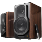 Колонки Edifier S2000MKIII Active Bookshelf Speakers, Bluetooth V5.0, Optical, Coaxial, Dual RCA Inputs, 130W (RMS), Control Knobs and Remote Control, S2000MKIII-BR