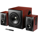 Колонки Edifier S350DB 2.1 Audio System, BT V5.1, Optical, Coaxial, RCA, 8-inch Subwoofer, 3.5-inch Drivers, 0.75-inch Tweeters, 70W (RMS), Brown