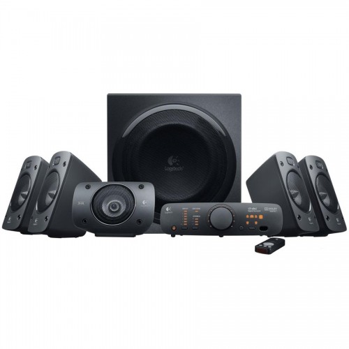 LOGITECH Z906 THX Surround Sound 5.1 Speakers - BLACK - 3.5 MM LOGITECH Z906 THX Surround Sound 5.1 Speakers - BLACK - 3.5 MM