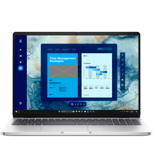Лаптоп Dell Pro 16, Intel Core Ultra 5 225U, up to 4.8GHz, 16.0" FHD+, 16GB DDR5, 512GB M.2 SSD,  WiFi+BT, IR Cam+Mic, BG Backlit KBD