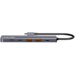 Хъб CANYON DS-17 6in1 4k USB-C Grey, CNS-TDS17 Хъб CANYON DS-17 6in1 4k USB-C Grey, CNS-TDS17