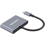 Хъб CANYON hub DS-3 3in1 USB-C Dark Grey