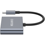 Хъб CANYON hub DS-3 3in1 USB-C Dark Grey